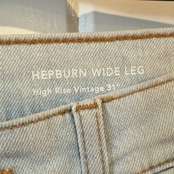 DL1961 Wide Leg High Waisted Denim - Picture 9 of 13